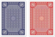 Blue and Red Premium Playing Cards, Two Standard Decks (Cards)