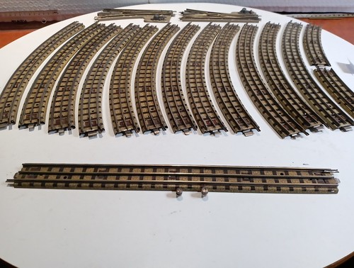 HORNBY Job Lot.12 Std.Curve,2 Half Curve,2 Strt, 1 Strt.Terminal,2 Points (M31). - Picture 16 of 23