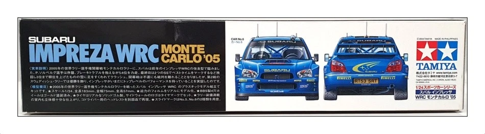Tamiya 1/24 Scale Unbuilt Kit 24281 - Subaru Impreza WRC 2005 Monte Carlo - Image 2 of 4