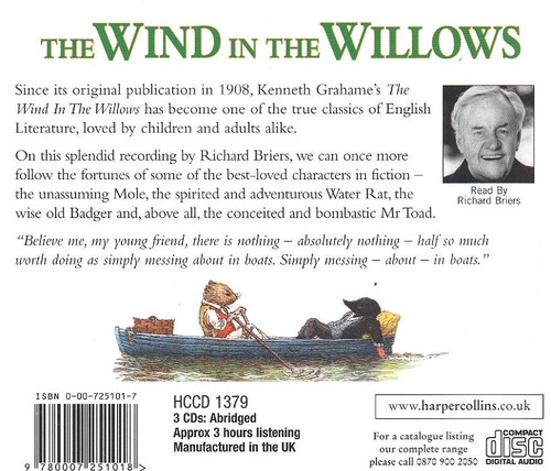 Kenneth Grahame - The Wind In The Willows (3xCD Audiobook 2006) - Picture 2 of 2