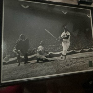 Ted Williams Signed Autographed Original B&W Framed Photo