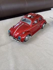 RARE JAPAN BANDAI 11" 1960's VW BEETLE BUMP+GO  BLUE LITES,LITE ENGINE/FAN-WORKS