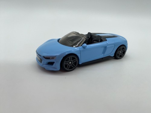 Hot Wheels Audi R8 Spyder 2019 Bleu Clair - Édition Exclusive 1:64, Loose
