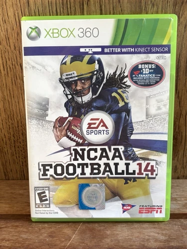 NCAA Football 14 EA Sports Microsoft Xbox 360 CIB Tested
