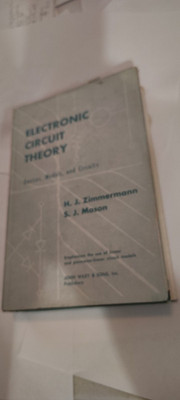 Electronic Circuit Theory Devices Models Circuits book 1959 Zimmerman