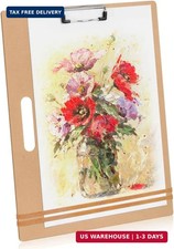 13" x 17" Artist Sketch Board with Handle - Portable Drawing Board, Large Clipbo