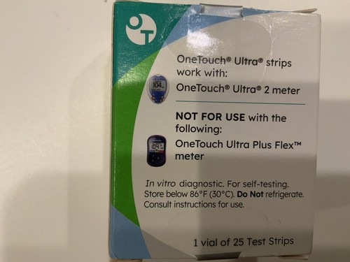 OneTouch Ultra 25 Teststreifen Blutzucker DEXP: 31.05.2026 versiegelt - Bild 4 von 7