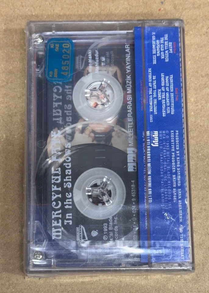 MERCYFUL FATE - IN THE SHADOWS (1993) SEALED CASSETTE MADE IN TURKEY - Image 2 of 2
