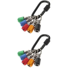 2 Sets Quick Release Bit Holder Key Chain Portable Chain, Keychain Select