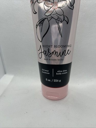 Bath & Body Works Night Blooming Jasmine Ultra Shea Body Cream 8 oz - Picture 2 of 3