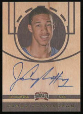 2012/13 Panini Threads JARED CUNNINGHAM On-Card Autograph Rookie Auto RC #224. rookie card picture