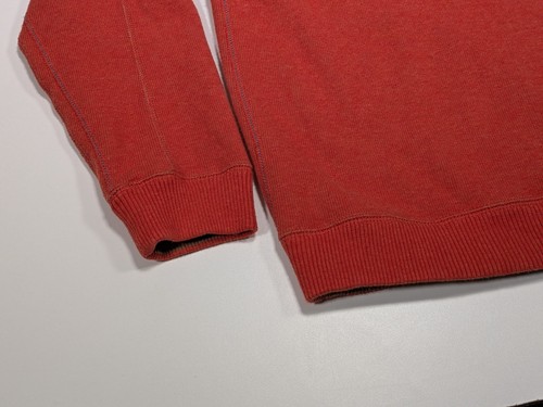 Tommy Bahama Mens L Flipshore 1/4 Zip Reversible Sweater Coral Grey 100% Cotton - Picture 2 of 9
