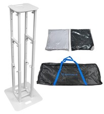 Rockville RTP-GO Portable Collapsible DJ Totem Light/Speaker Stand Bag Scrims