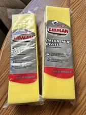 Libman Gator Mop Refill Sponges (2) Fits Model #00959 NEW Made in USA
