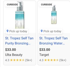 St. Tropez Self Tanning Mist - 2.7 fl oz, Double Pack