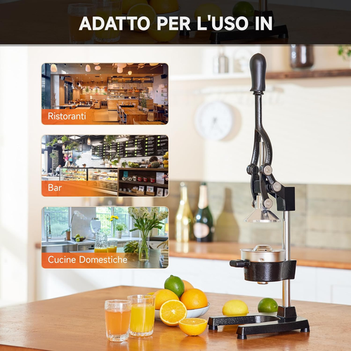 Spremiagrumi Manuale Professionale Spremi Melograno Arancio Spremiagrumi a Leva - Foto 6 di 12