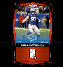 2025 Uno Elite Core - Red Aiden Hutchinson Detroit Lions #087
