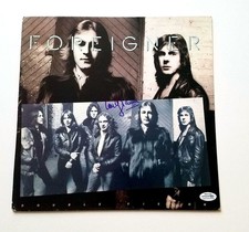 Foreigner Lou Gramm Signed Autographed Album Cover LP ACOA