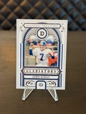 2025 National Treasures Gladiators John Elway Broncos #G-JEY Holo /50