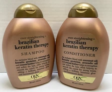 OGX Brazilian Keratin Therapy Shampoo & Conditioner, 13oz, 2pk Combo Set