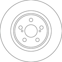 TRW Bremsscheiben BelüFtet Vorne Passend FüR Toyota Yaris P21 PA1 PH1