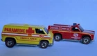 1974 Vintage Hot Wheels Redline Paramedic Ambulance Van And Emergency Unit Truck