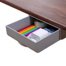 LuluEasy Under Desk Drawer Self-Adhesive Hidden Desktop Organizer, Attachable...