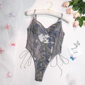 Women's Sexy-Lingerie Nightwear Babydoll Sleepwear Underwear Lace Dress G-String