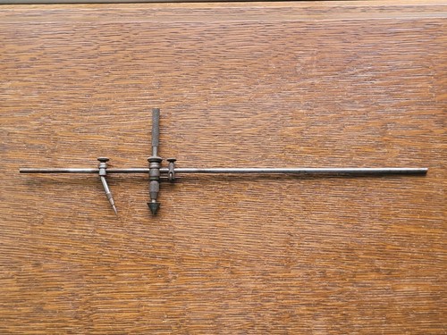 Vintage L. S. Starrett No. 89 Universal Divider Trammel 13" Beam Machinist Tool