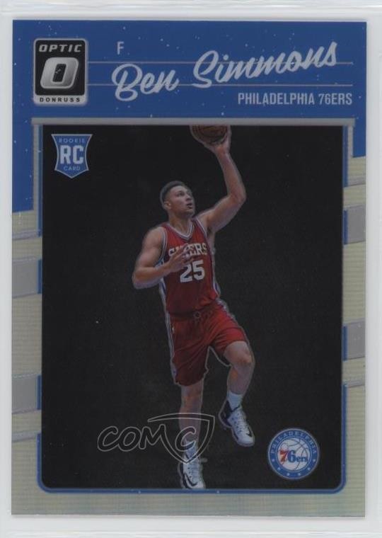 2016-17 Panini Donruss Optic Holo Silver Prizm Ben Simmons #151 Rookie RC