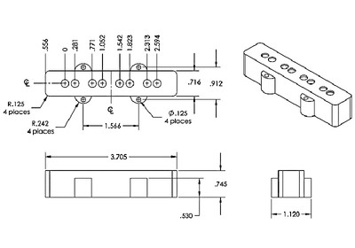 Seymour Duncan SJB 2 B Hot for Jazz Bass Passive Guitar