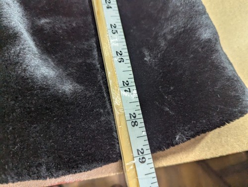 Vintage Ralph Lauren Denim & Supply Womens Coat Sz M Black Faux Fur Lush Fleece - Picture 10 of 18