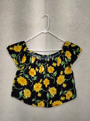 Forever 21 Yellow Off Shoulder Top Forever 21 Women Top Large