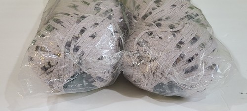 SCHULANA Tamarillo Cotton Yarn Gray w/ Variegated Colors Pack of 10 Balls NEW - Picture 4 of 8