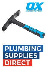 OX Tools Double End Scutch Hammer Bricklayers 28oz OX-T085028 