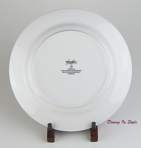 RARE! Set of 2 Dinner Plates, Excellent! Sari, American Atelier, At Home, 5376 - Picture 4 of 5
