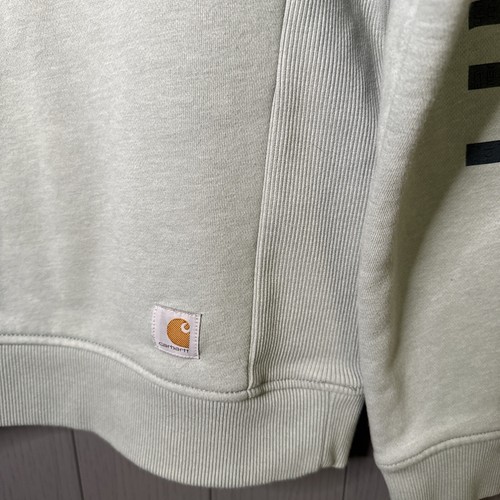Sudadera Carhartt verde salvia calce relajado (S 4/6) - Imagen 8 de 10