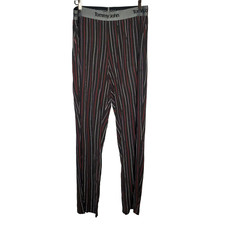 Tommy John Second Skin Pajama Pants Men's XL Black Pink Striped Modal PJs Lounge