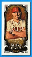 2024 Topps Allen & Ginter Base Mini Mike Trout #280 Los Angeles Angels