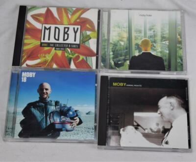 Moby 18 Rare The Collected B Sides Hotel Animal Rights 4 CDs NM To MINT