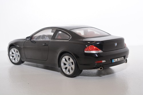BMW 6er 645Ci E63 COUPE SAPHIRBLACKMETALLIC 1:18 KYOSHO DEALER VERY RARE - Picture 4 of 8