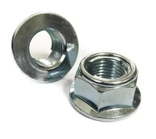 M16 / 16mm X 1.50 SELF LOCK FLANGE NUT *2 PACK*