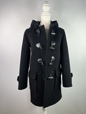 Burberry Damen Dufflecoat Mantel Schwarz Gr. 32