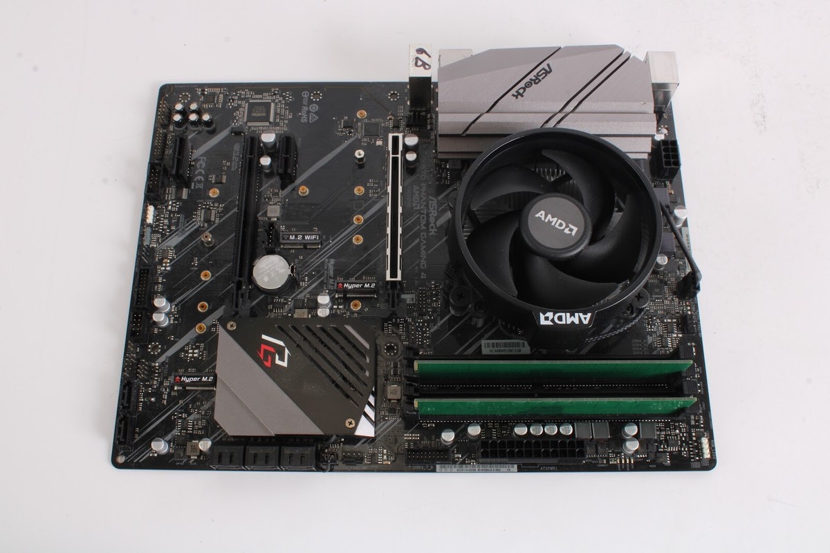 ASRock X570 Phantom Gaming 4 Motherboard AMD Ryzen 5 3600 ASRock X570 Phantom Gaming 4 Motherboard AMD Ryzen 5 3600