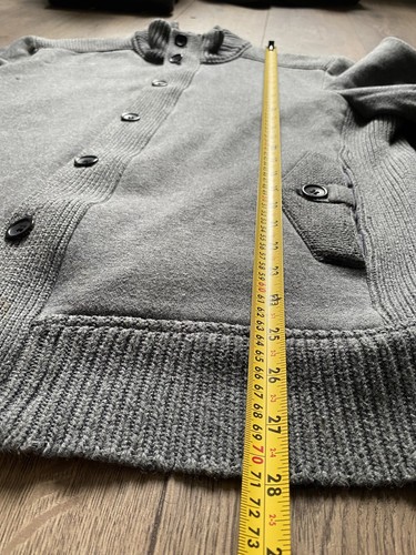 TED BAKER London Herren Full Zip Smart Jacke Größe 5 XL Grau Top Zustand - Bild 5 von 12