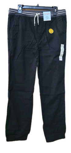 Boys Stretch Pull-On Fit Jogger Pants by Cat & Jack Black Husky, Size:18, - Picture 2 of 13