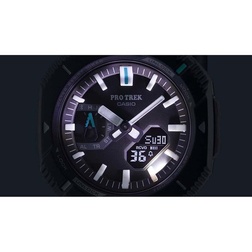 Casio Pro Trek PRJ-B001-1JF Hiker Outdoor Bluetooth Analog Digital Men Watch NEW - Picture 9 of 10