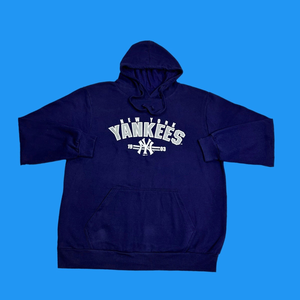 Stitches Mens Size XL New York Yankees MLB Graphic Est 1903