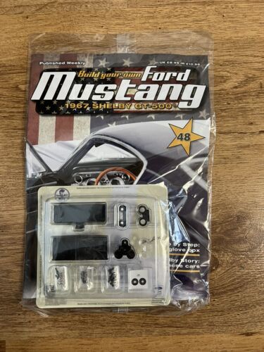 1/8 DEAGOSTINI BUILD YOUR OWN FORD MUSTANG 1967 SHELBY GT-500 ISSUE 48 SEALED