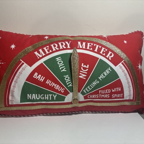 Beautiful Cynthia Rowley Christmas In Merry Meter Filled Throw Pillow 58x31cm - Picture 2 of 9